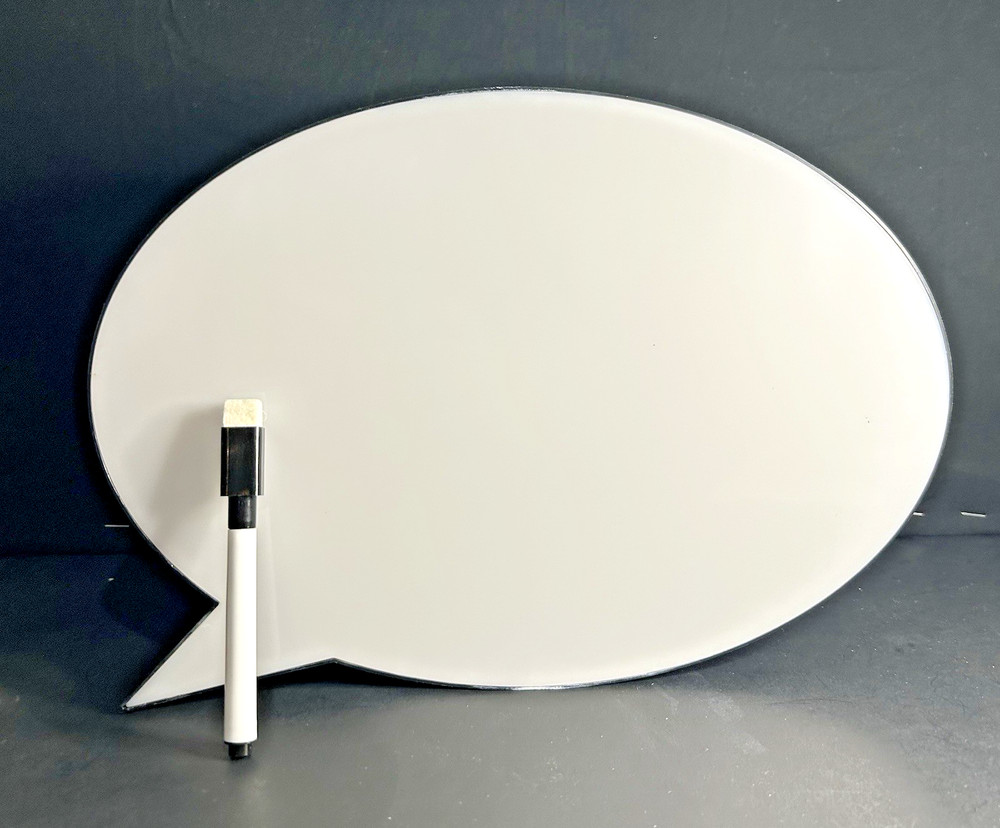Speech Bubble Message Board Light Box “Say It With Style” NIB