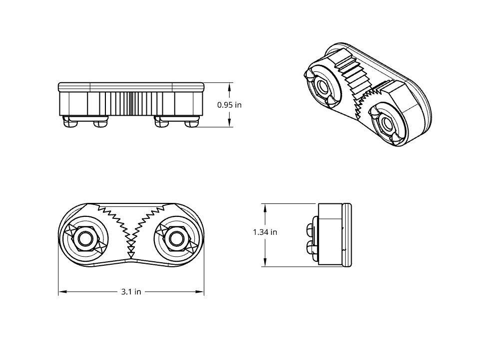 Fender Gripper for Lund Sport Track System