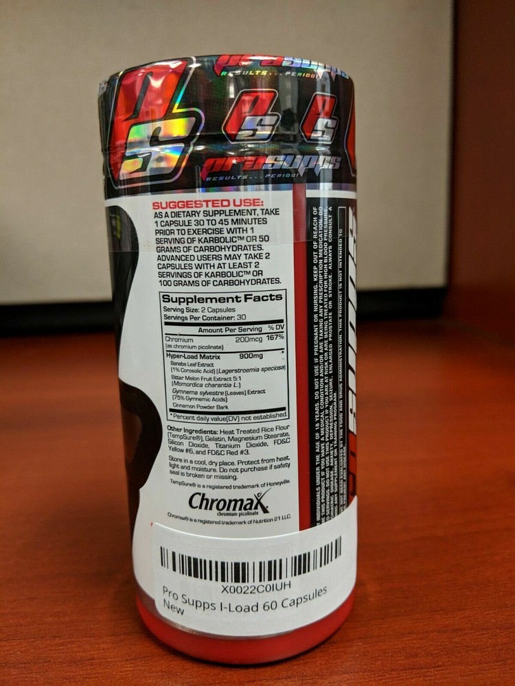 ProSupps ILoad, 60 capsules **FREE SHIPPING** DISCONTINUED FORMULA!!!