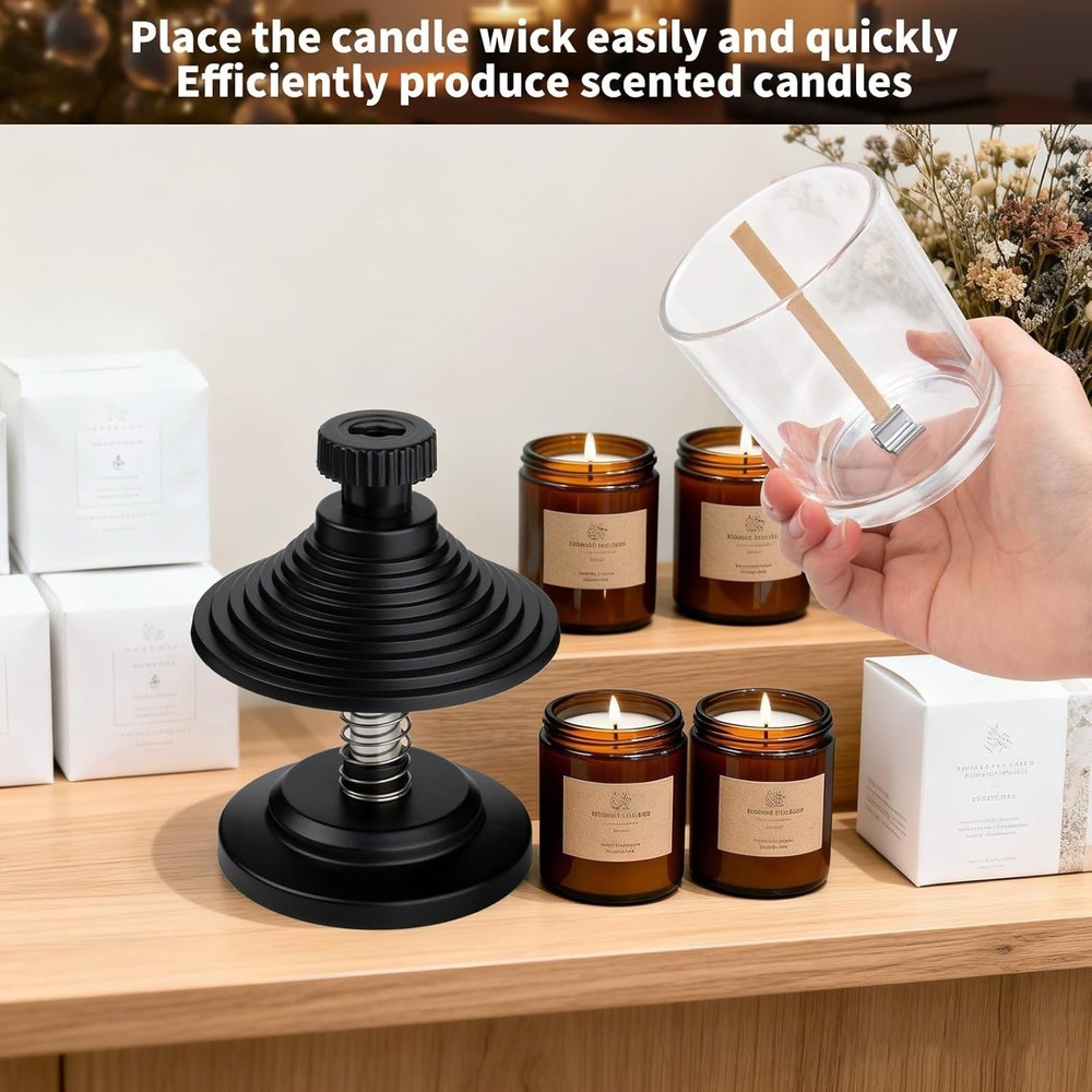 Wick Centering Tool for Candle Making - Essential for Even Burns & Smooth Tops