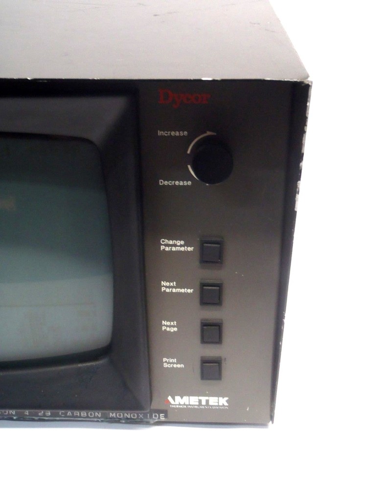 Ametek Dycor M100 Controller Screen for Quadrupole Gas Analyzer