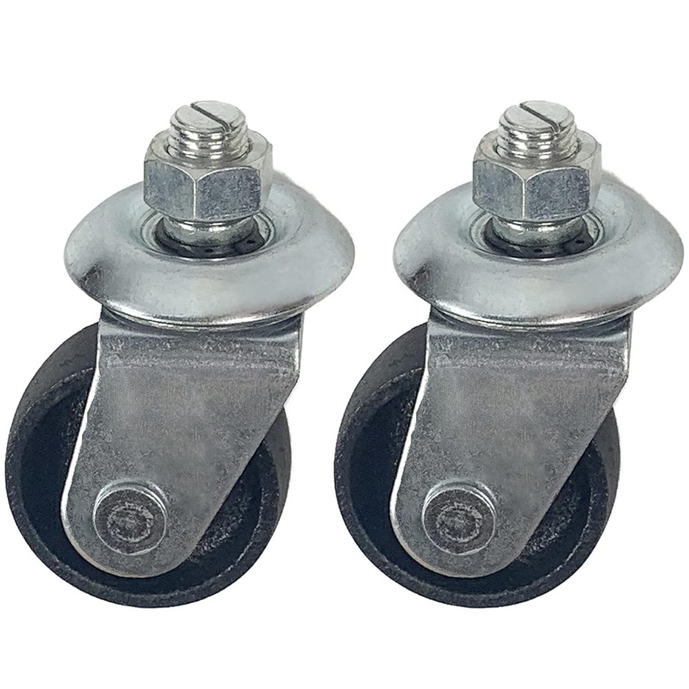 Floor Jack Casters for 3 Ton Floor Jack, Cast Iron Caster Wheels, Floor Jack Rep