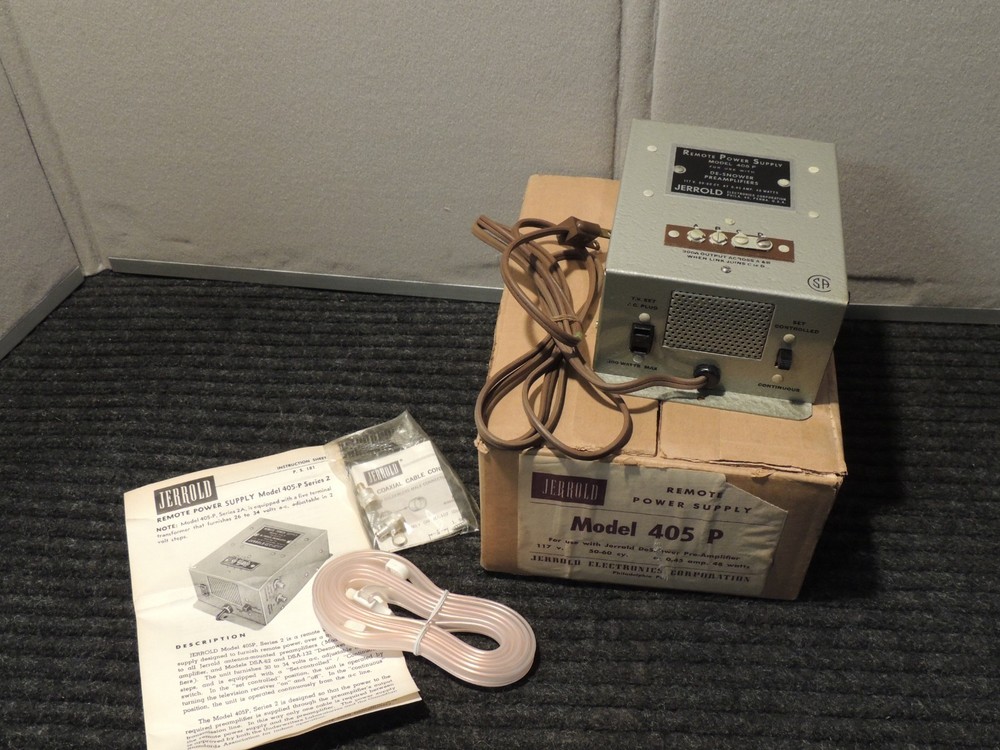 Vintage Jerrold Model 405P Remote Power Supply