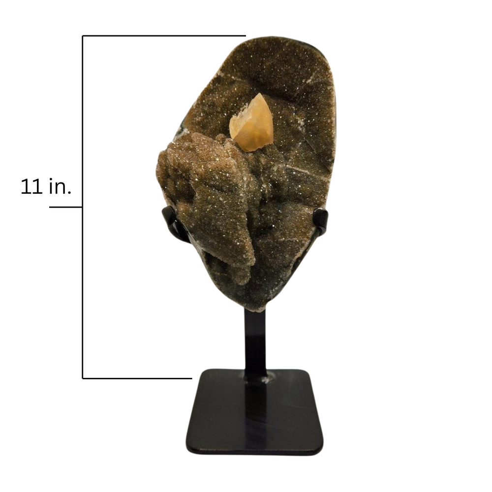 Amethyst on Metal Stand