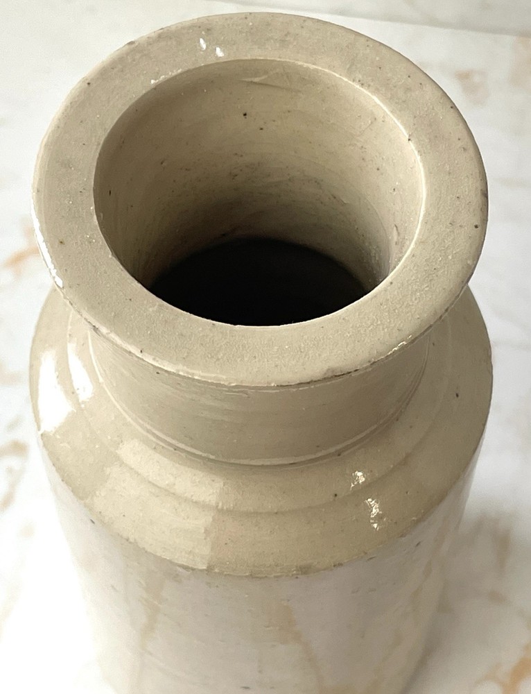 Victorian Stoneware Bottle Powell Bristol Small Storage Jar