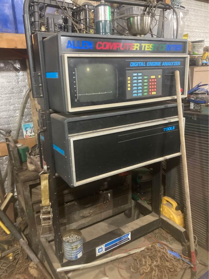 ALLEN computer TEST CENTER Engine ANALYZER FRAME BOOM ONLY PARTS CABLES PROBE S