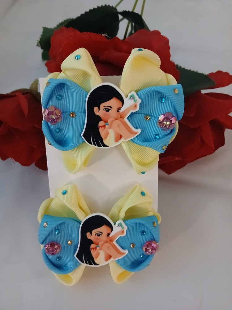 Hair Bows Set Princess
