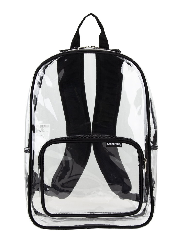 Clear Backpack, Black