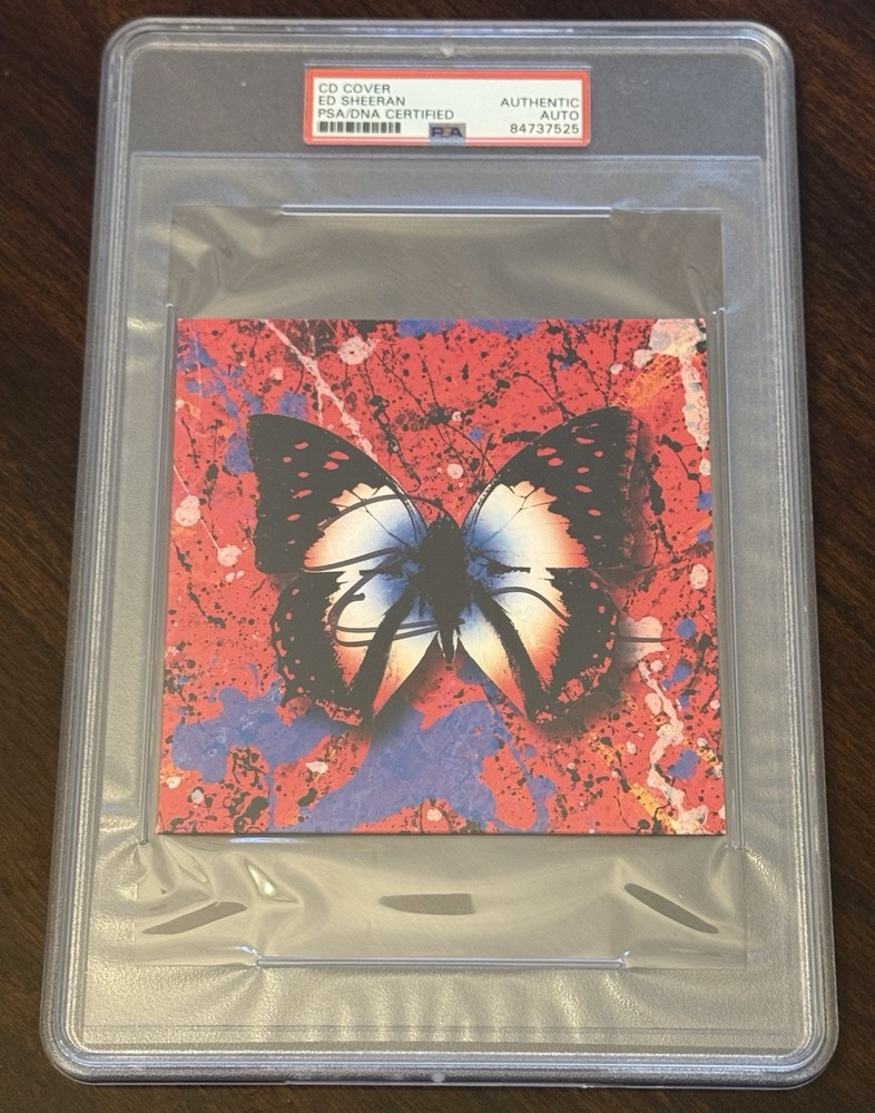 Ed Sheeran Signed CD “2 Step” Insert PSA!!