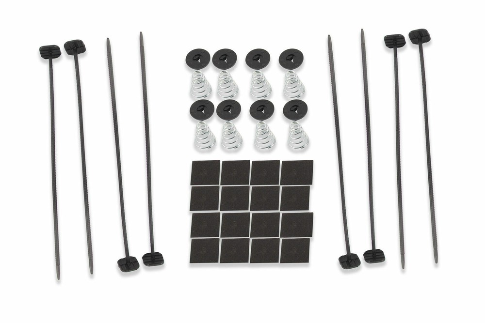 2-Pack Universal Electric Radiator Fan Mounting Kit–Include Zip Tie, Straps&Tabs