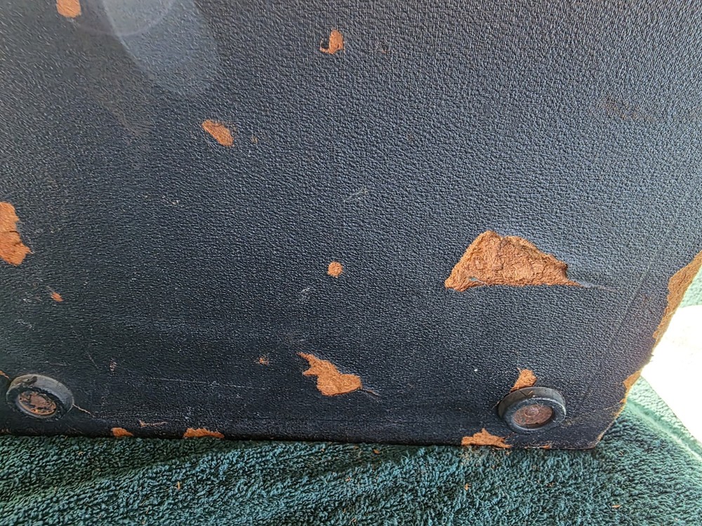 Excellent! 1936 "ERIKA" Typewriter "SERVICED" Original spools, Crinkle, case