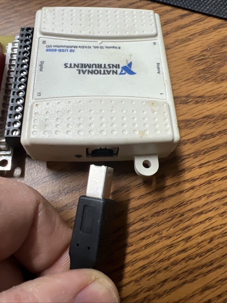 National Instruments NI USB-6008 / USB Data Acquisition Card With Relays