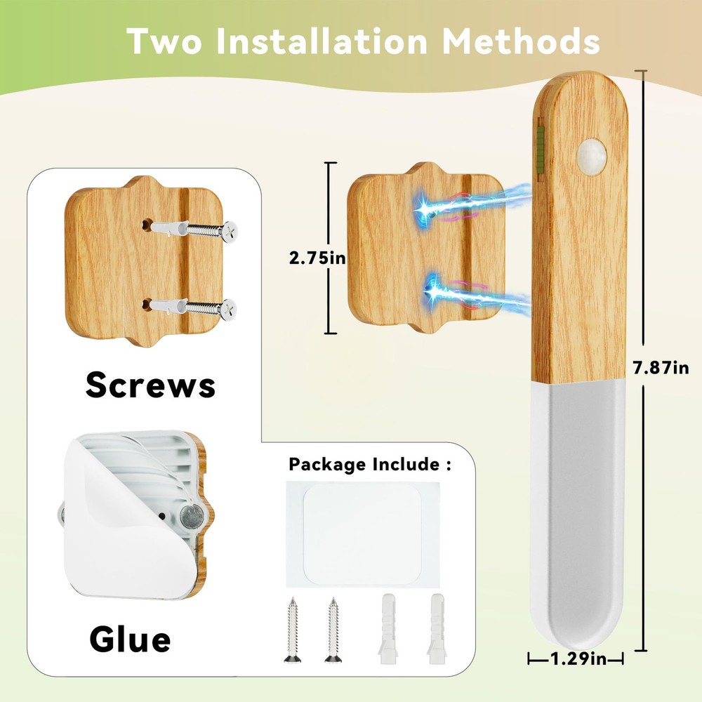 iThird Motion Sensor Light Indoor Wireless Wall Light Lumi Light Magnet Recharge
