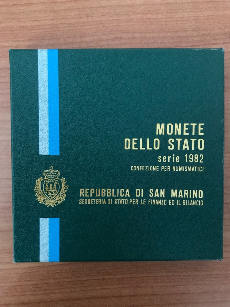 SAN MARINO DIVISIONAL 1982 BOX FDC 9 Commemorative Values for Numismatics