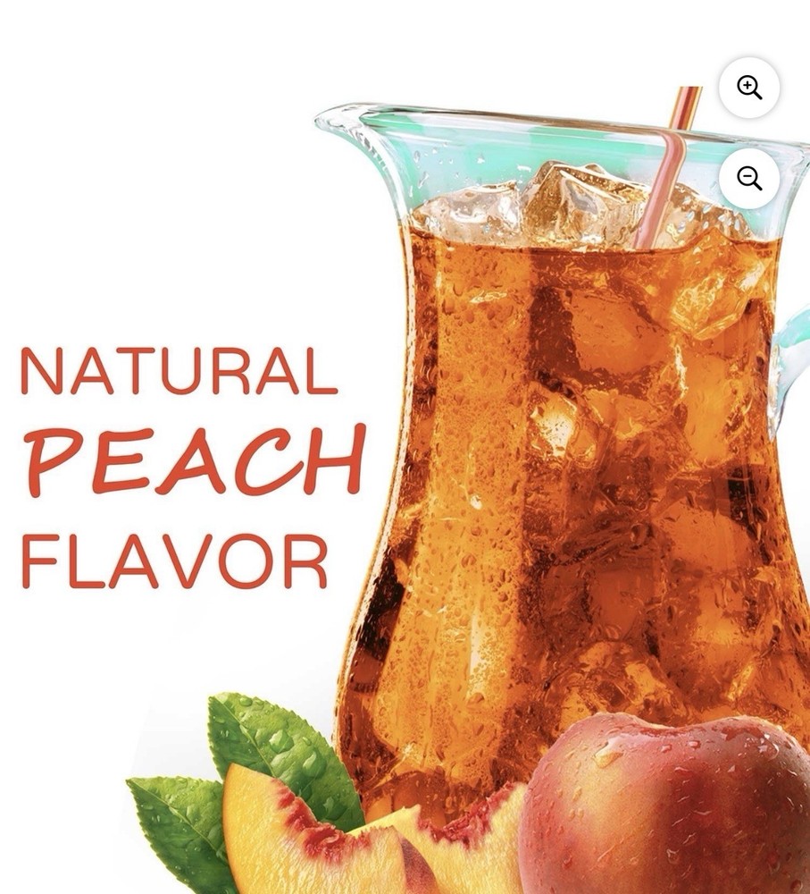 2 PACK - 16ct Crystal Light Peach Iced Tea Powdered Drink Mix (Total 32 Packets)