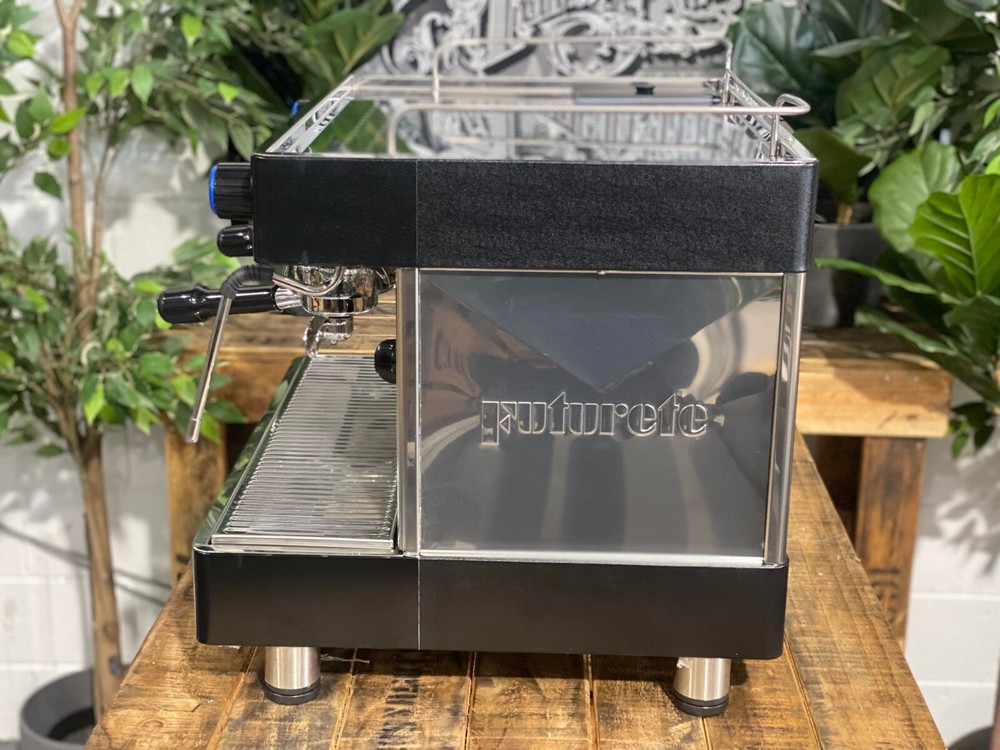 FUTURETE HORIZONT COMPACT 2 GROUP BRAND NEW BLACK ESPRESSO COFFEE MACHINE