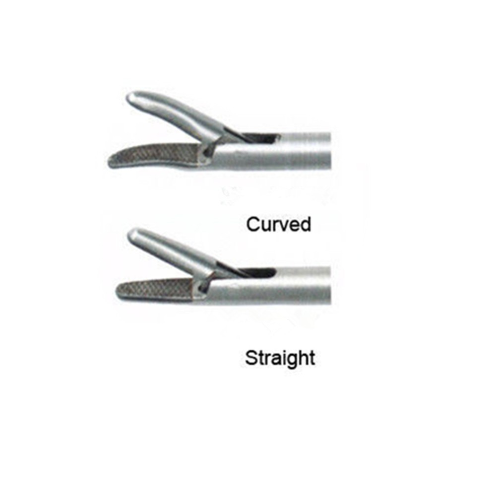 FDA Needle Holder O Type ø5X330mm Laparoscopy Laparoscopic Endoscopy Curved Tip
