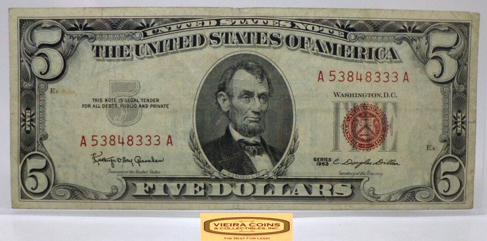 1963 Legal Tender $5 - #P46141NQ
