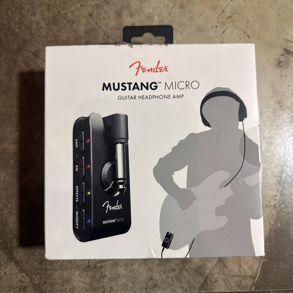 Fender Mustang Micro Guitar Headphone Amp Used
