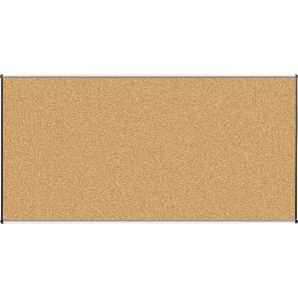 Lorell LLR60645 Cork Board 96x48 Natural Surface Aluminum Frame