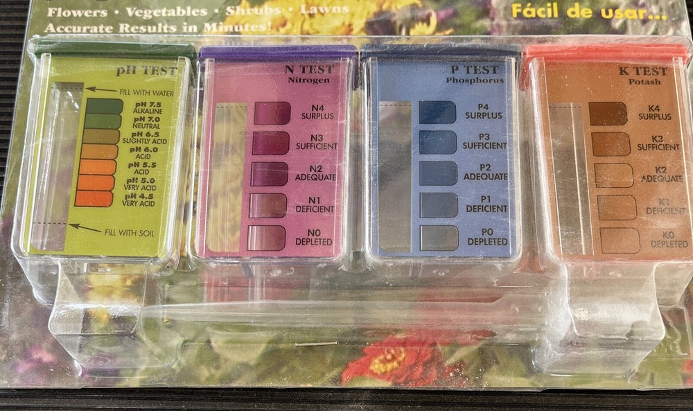 Luster Leaf 1601 Rapitest Test Kit for Soil pH, Nitrogen, Phosphorous and Potash