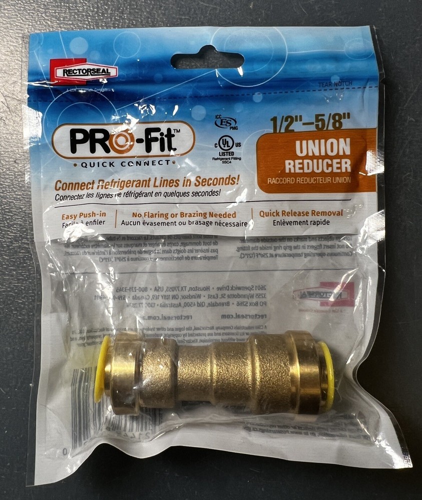 RectorSeal 87032 PRO-Fit 1/2" to 5/8" Reducer Quick Connect
