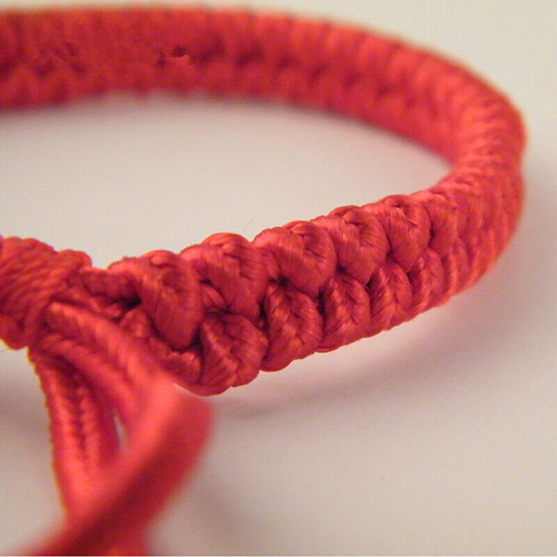 Good luck Red String Braided Bracelet Protection Blessed Adjustable Hand Rope US
