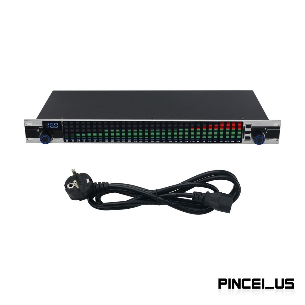 EQ111 220V 31-band Digital Equalizer Spectrum Display DSP Processor for Stage