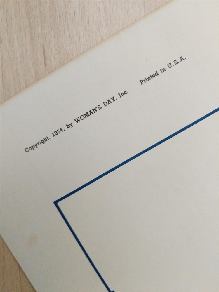 1954 Woman's Day Magazine Weekend Workshop Folding Table Pattern Wood Work