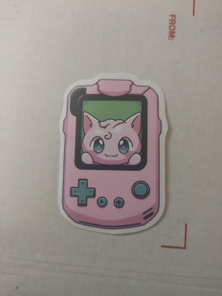 Pokemon Handheld Gaming Console Decal Sticker