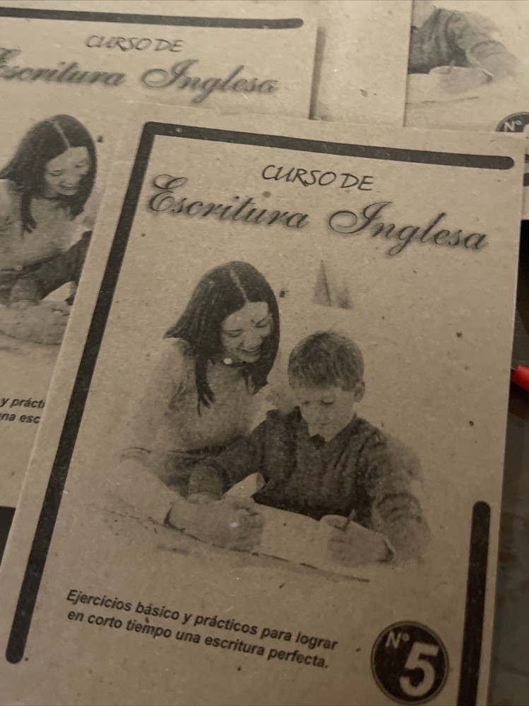 Calligraphy Activities Workbook in Spanish