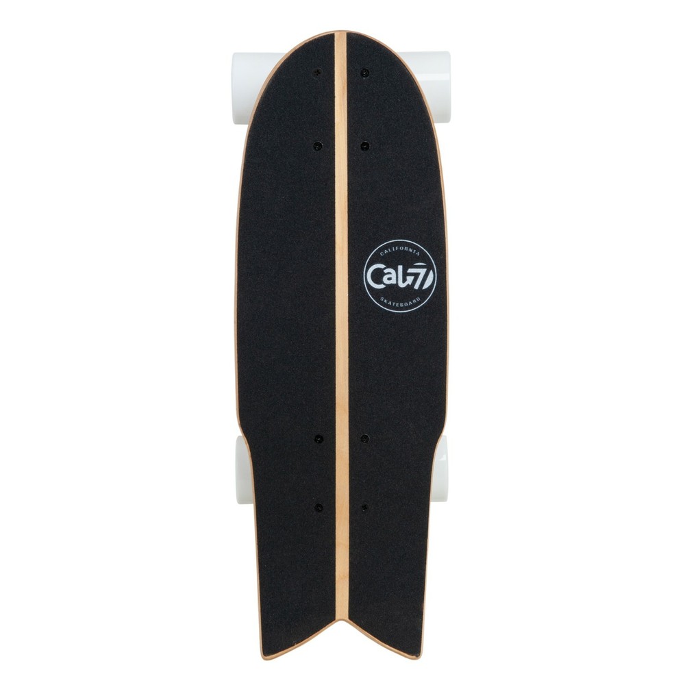 Cal 7 Fishtail Deck 22-inch Mini Cruiser Skateboard (Meadow)