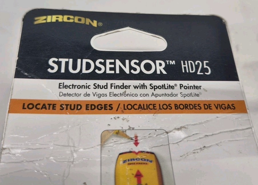 Zircon StudSensor HD25 Stud Finder New
