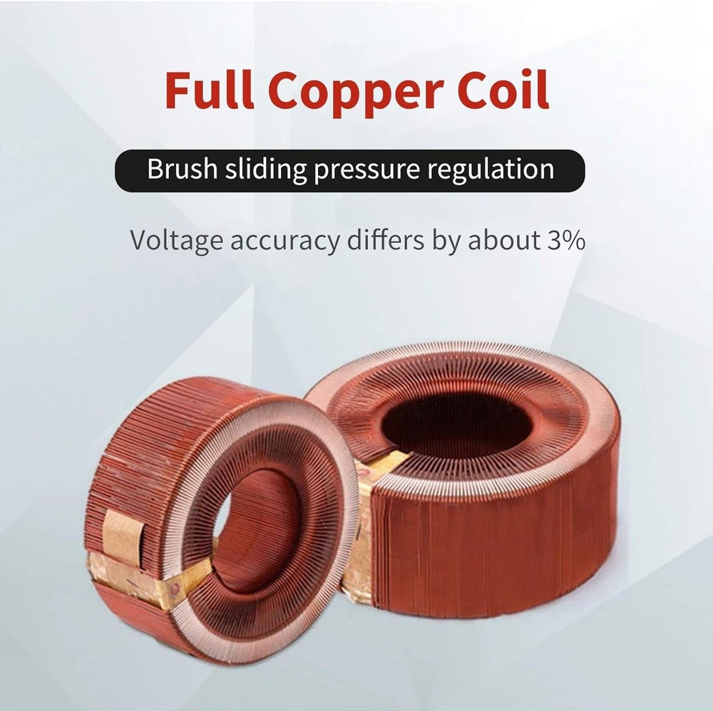 Voltage Transformer 5 Amp Auto AC Variable Voltage Regulator,500VAC Max,120VA...