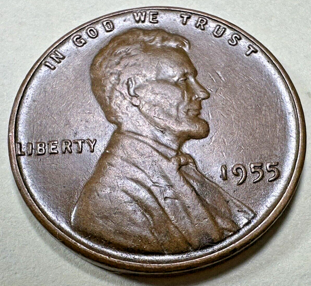 1955 Lincoln Wheat Cent PENNY 1C 4686N