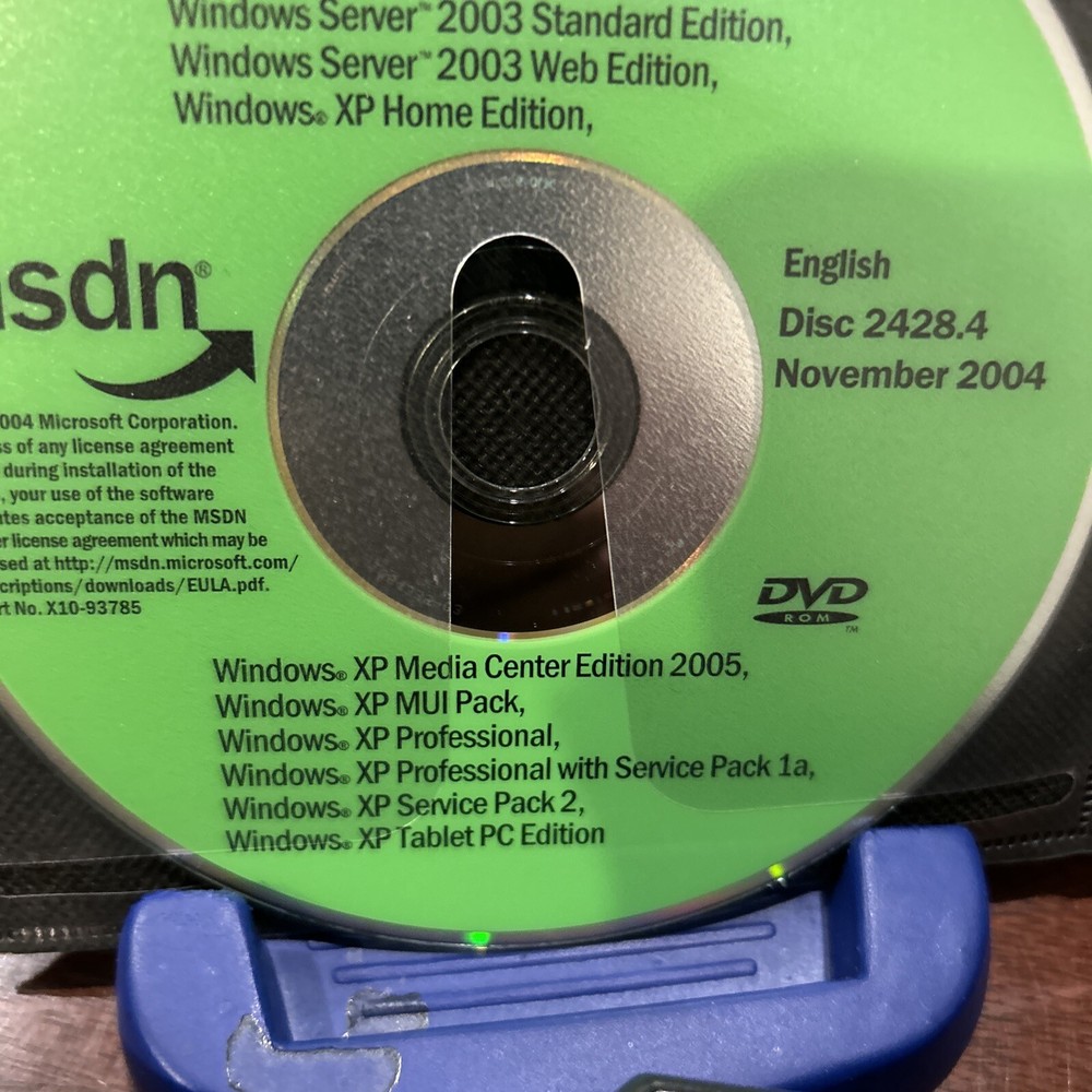 BRAND NEW MSDN Microsoft Windows VPC, 2003 Ent/MUI/Std/Web/Xp home/Pro/Etc DVD