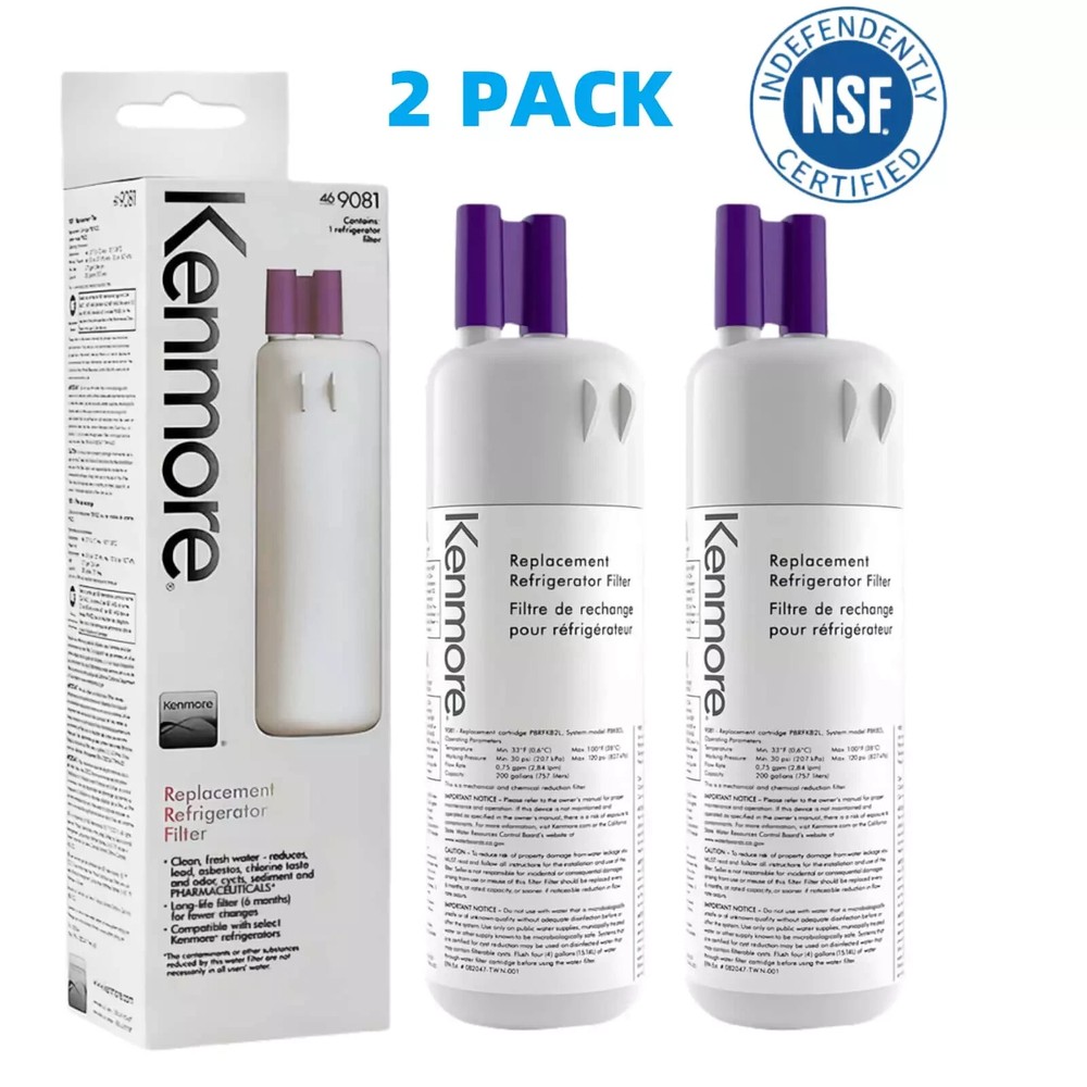 2/4 Pack 9081 Kenmore 469081 46-9930 Refrigerator & Water Filter US Stock Sealed