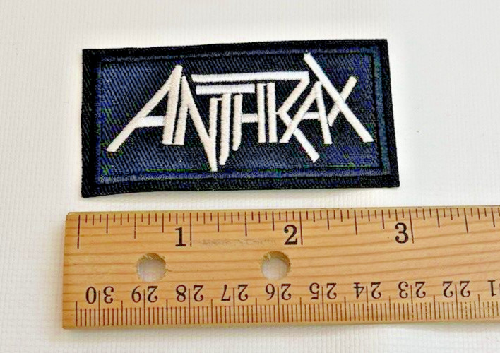 ANTHRAX  Patch 3 inch.  ANTHRAX Logo  Patch Great Condition