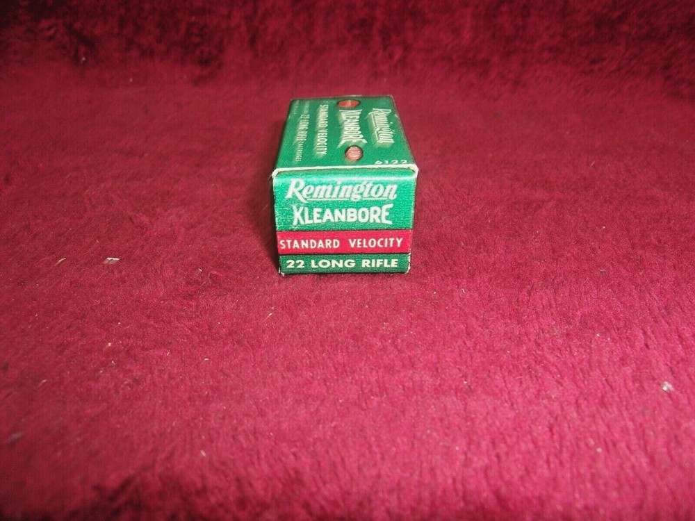 Vintage Remington Kleanbore 22 Long Rifle, Ammo Box, (Empty)