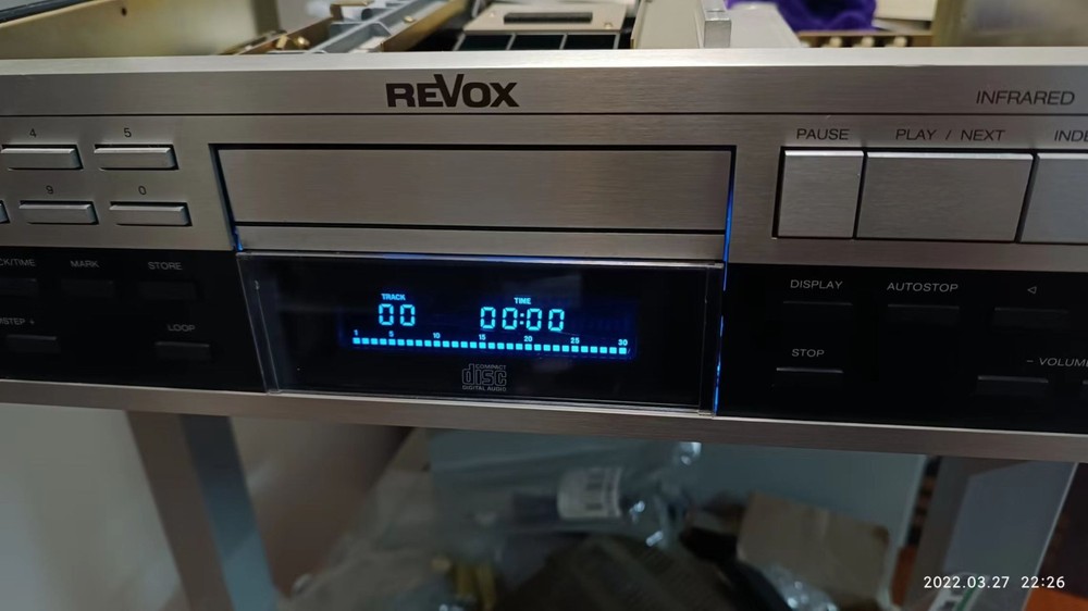 REVOX B226/B225/B226S STUDER A727 CD PLAY DISPLAY