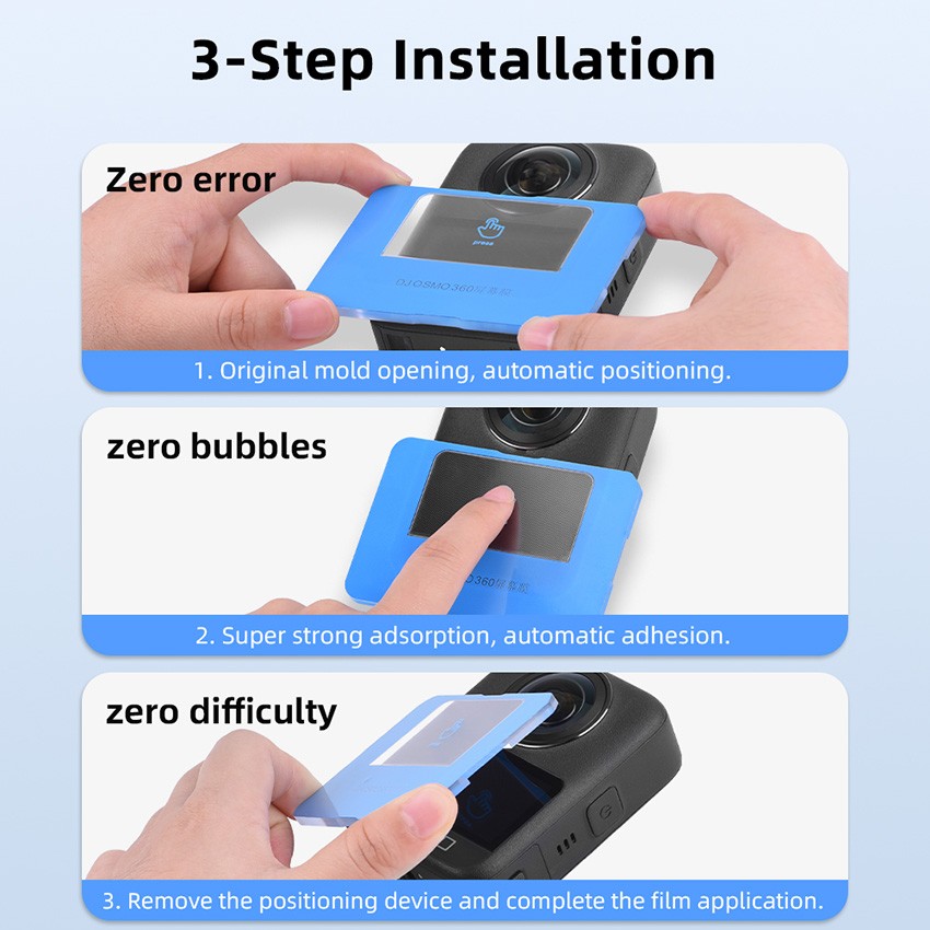 Screen Protector Tempered Glass Protector Scratch-Resistant for DJI OSMO 360