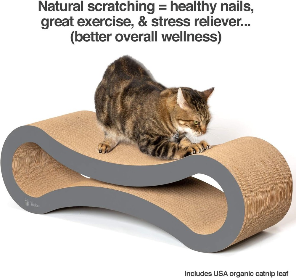 Ultimate Reversible Infinity Cat Scratcher Lounge & Bed Durable & Long Lasting