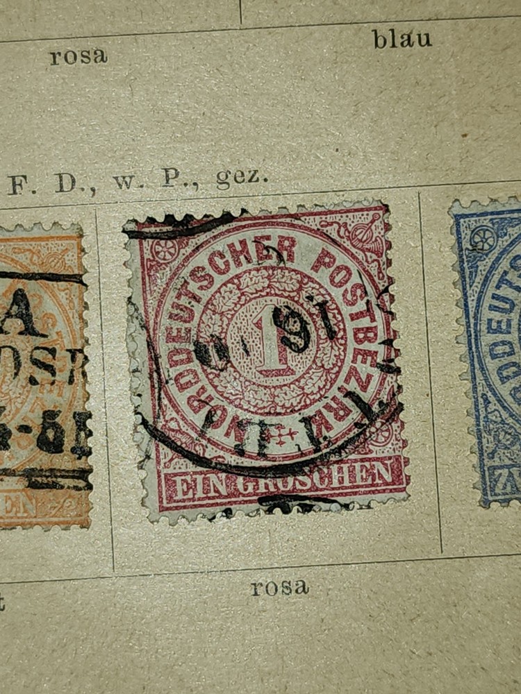 Foreign Norddeutscher  1c Stamp Used - #I32