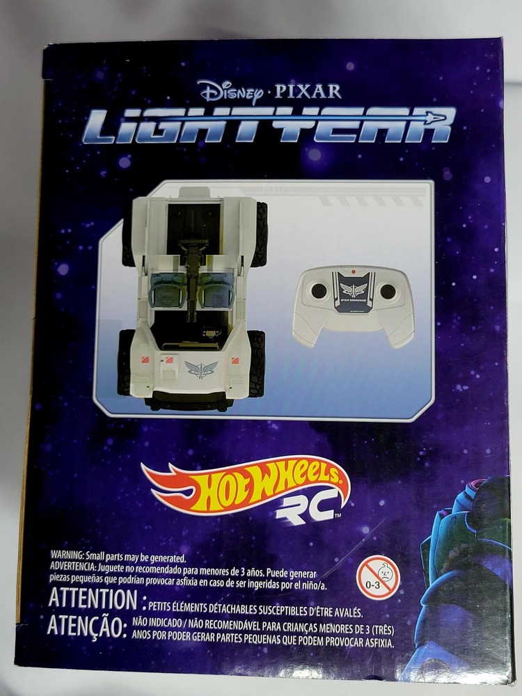 Lightyear Hotwheels R/C Disney Pixar Space Command Remote Control Vehicle