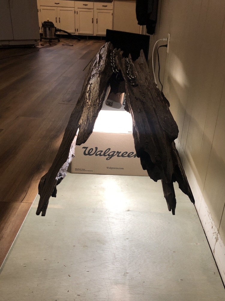 Cypress Log Hollow With Light For Pool Table Or Dinner Table Etc.