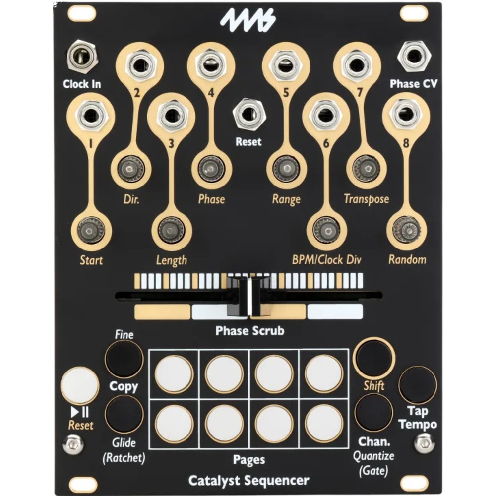 4MS Catalyst Sequencer Eurorack Synth Module, Black
