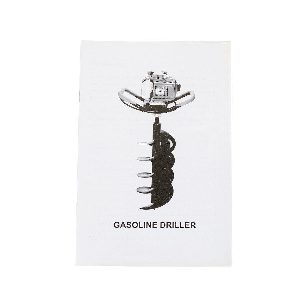 52cc Gas-Powered Post Hole Digger, 2-Stroke Engine, Easy Operation