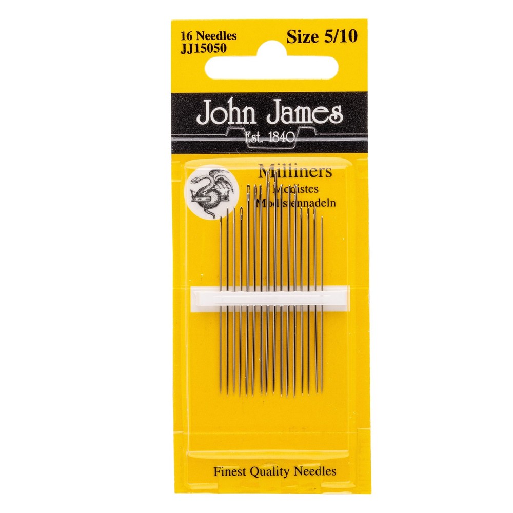 John James Milliners Hand Needles-Assorted Sizes 5-10, 16/Pkg