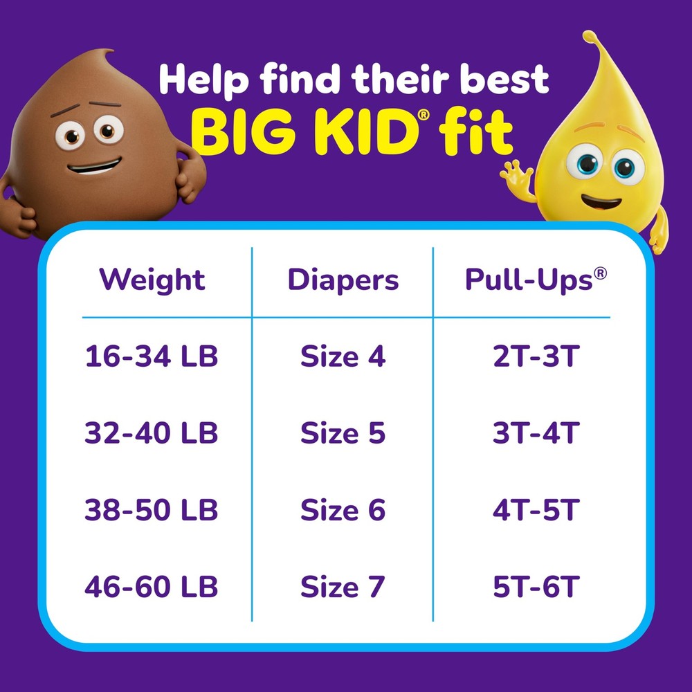 Pull-Ups Boys 5T-6T Training Pants 80 Count