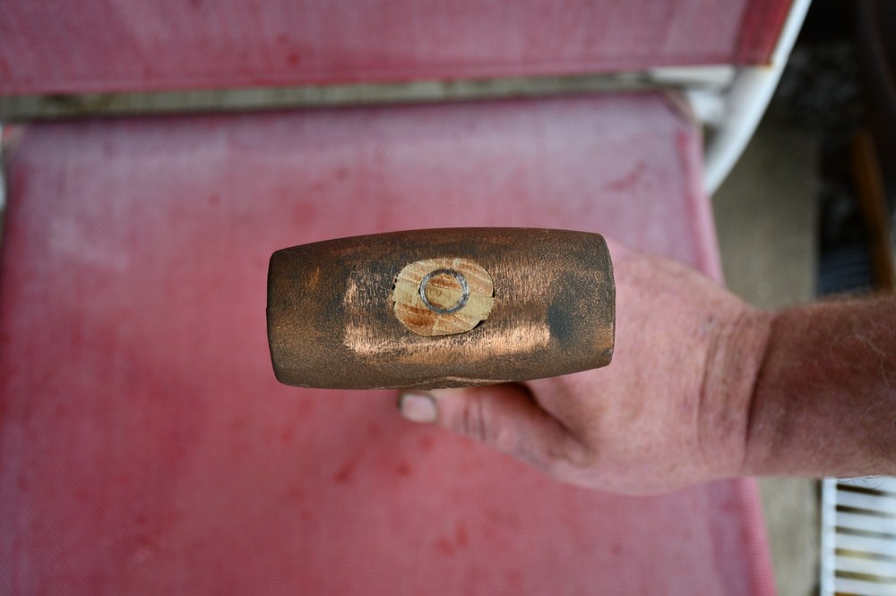 3lb red brass hammer